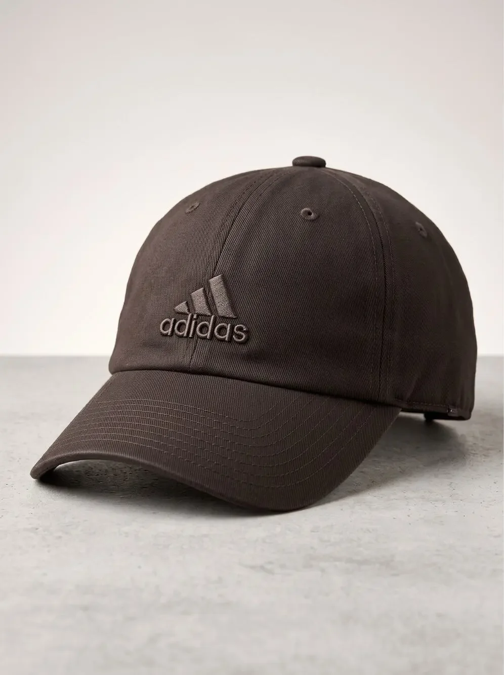 Adidas Aeroready OS Black Embroidered Strapback Workout Athletic Baseball Cap